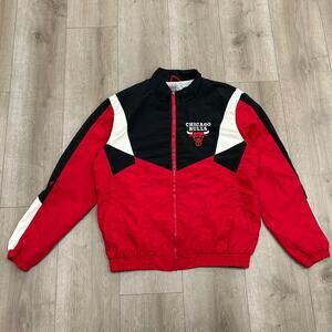 Starter Black Label Chicago Bulls windbreaker Warm Up jacket size Medium M B11